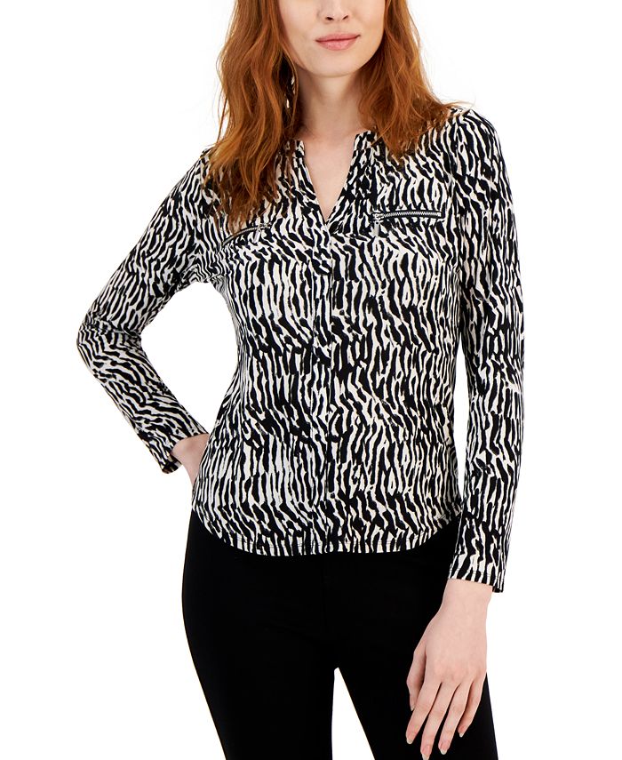 Macys petite outlet inc tops