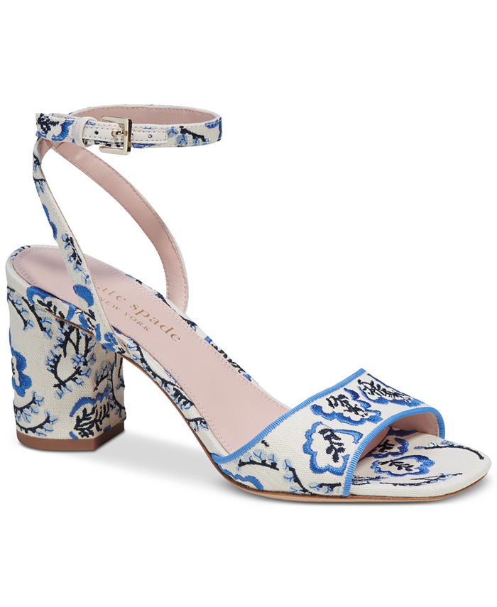 kate spade new york Women's Delphine Ankle-Strap Dress Sandals & Reviews -  Sandals - Shoes - Macy's