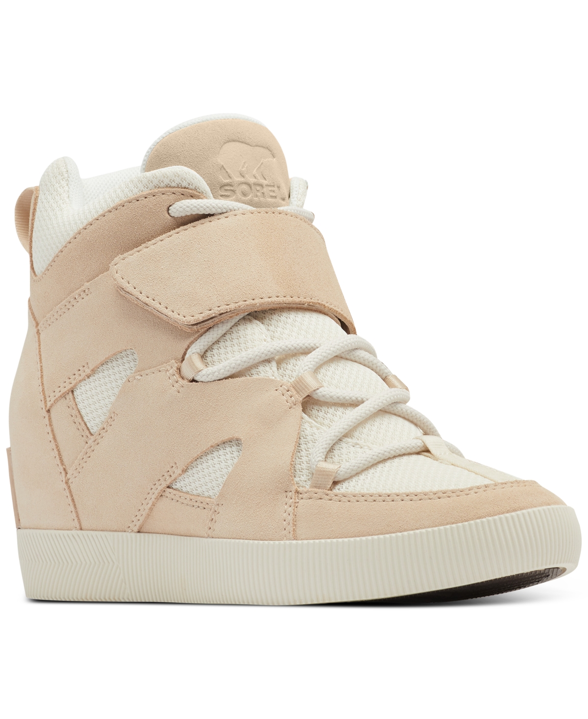 Sorel Women's Out N About Sport Wedge Sneakers Women's Shoes In Chalk ...