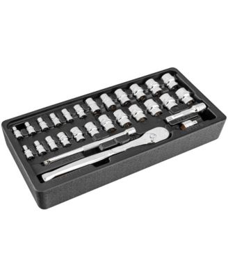 28 Piece 1/4 Inch & 3/8 Inch Drive Zeon Socket Set