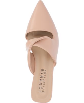 Women's Enniss Twist Cutout Pointed Toe Mules