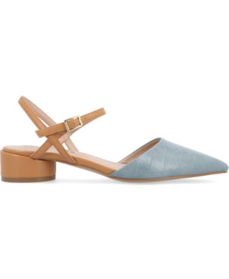 Women's Brynn Block Heel Pointed Toe Flats