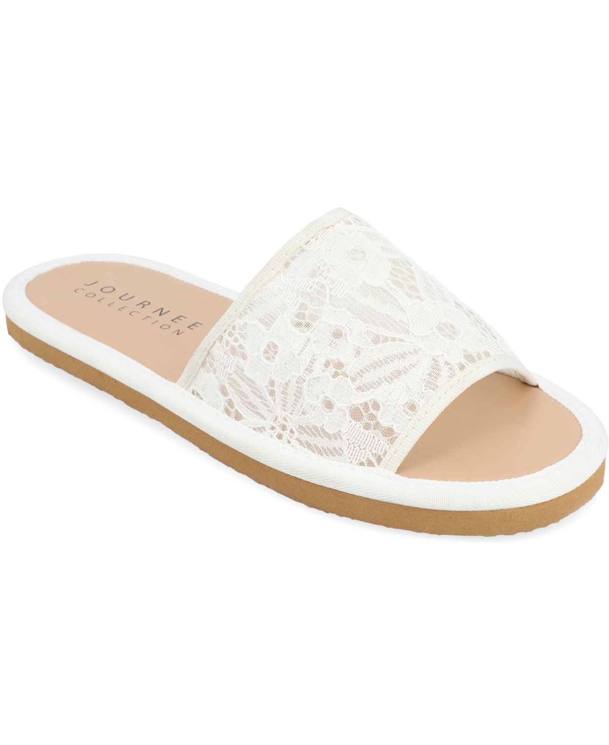 Journee Collection Collection Women's Tru Comfort Foam Eniola Sandals In White