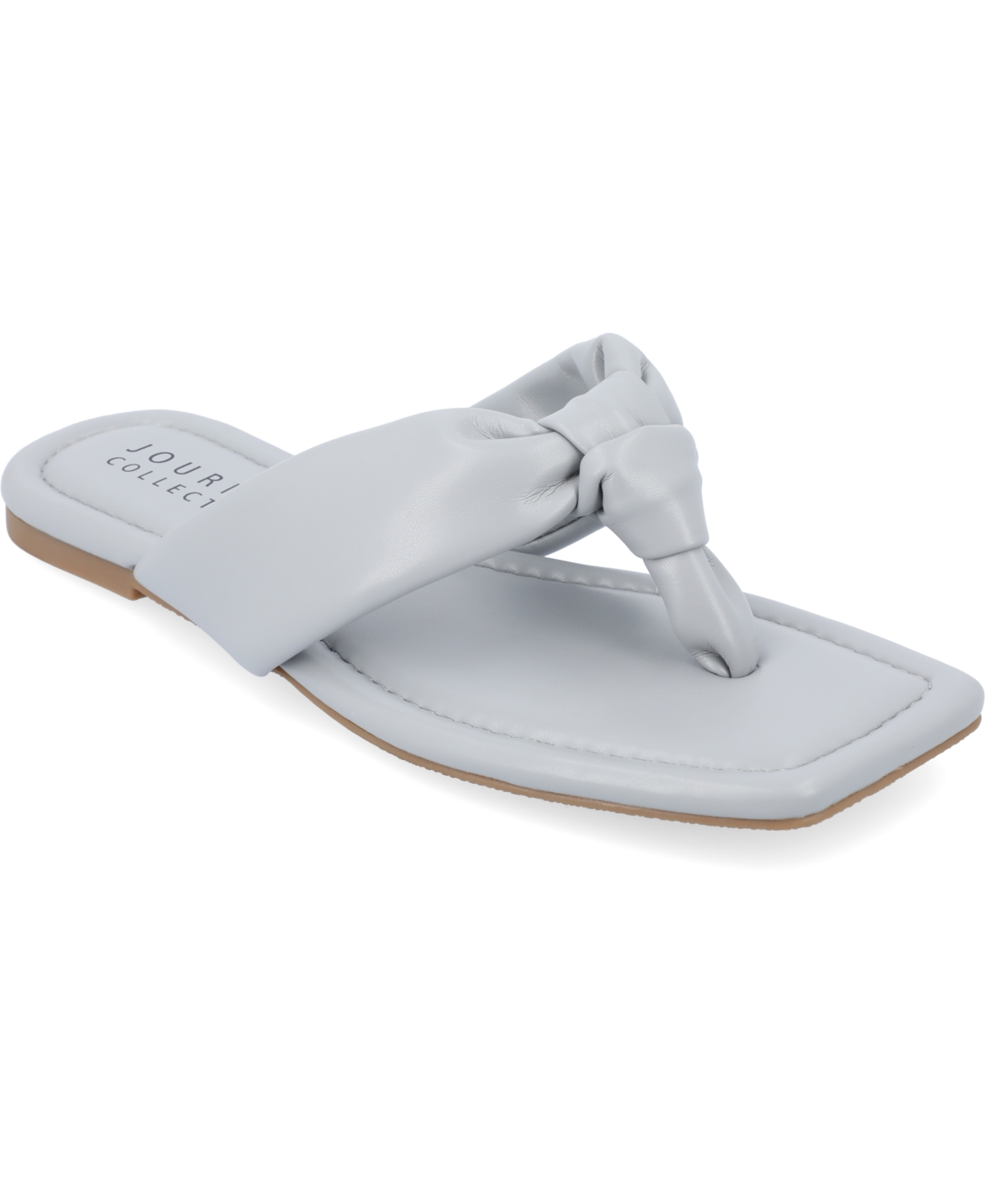 Journee Collection Tru Comfort Ares Vegan Leather Sandal In Blue