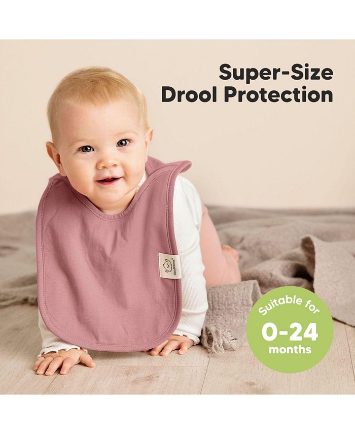 KeaBabies 8Pack Baby Bibs for Boys, Girls, Pullon Bibs, Baby Drool