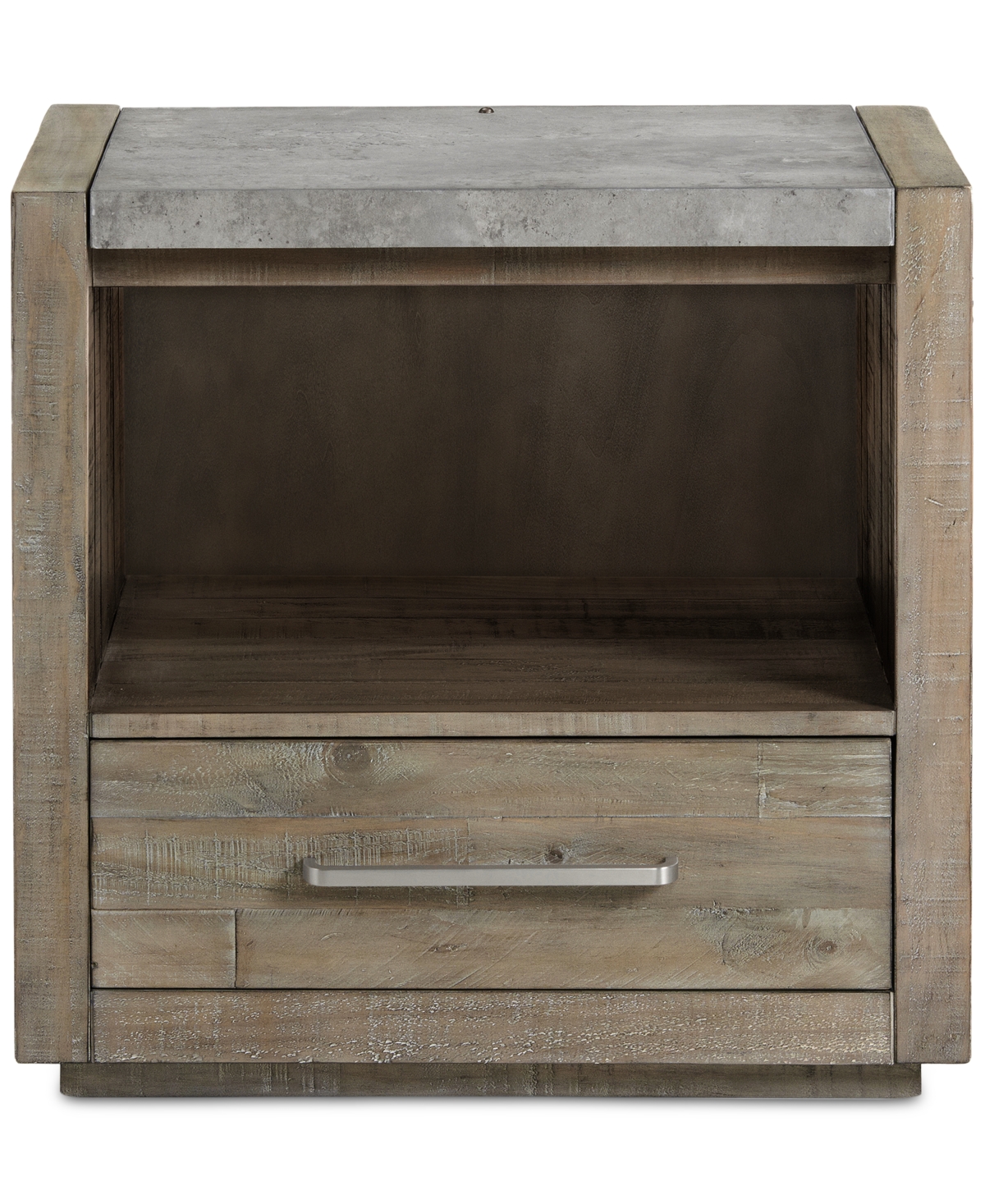 Furniture Intrigue One Drawer Nightstand In Hazelwood