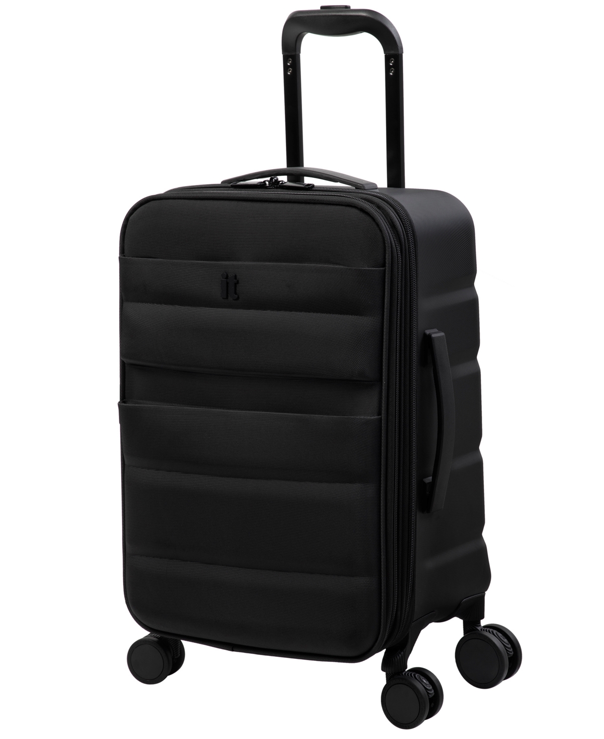 It Luggage Evolving 21" Hybrid Hardside 8-wheel Expandable Carry-on Luggage In Black