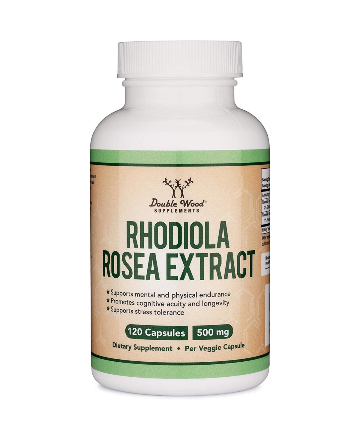 Rhodiola Rosea - 120 x 500 mg capsules