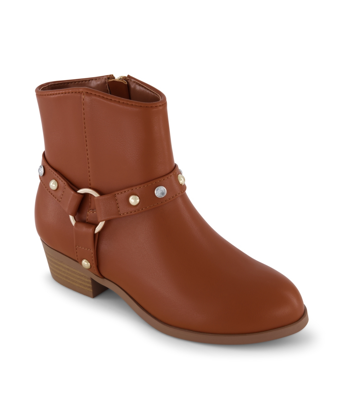 Jessica Simpson Little Girls Casual Cowgirl Boots In Cognac