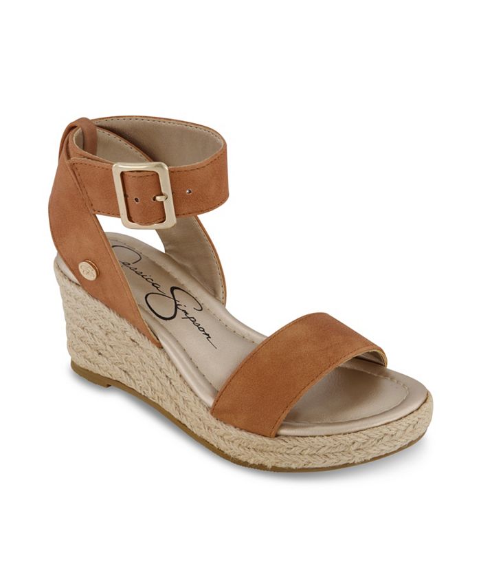 Little deals girl wedges