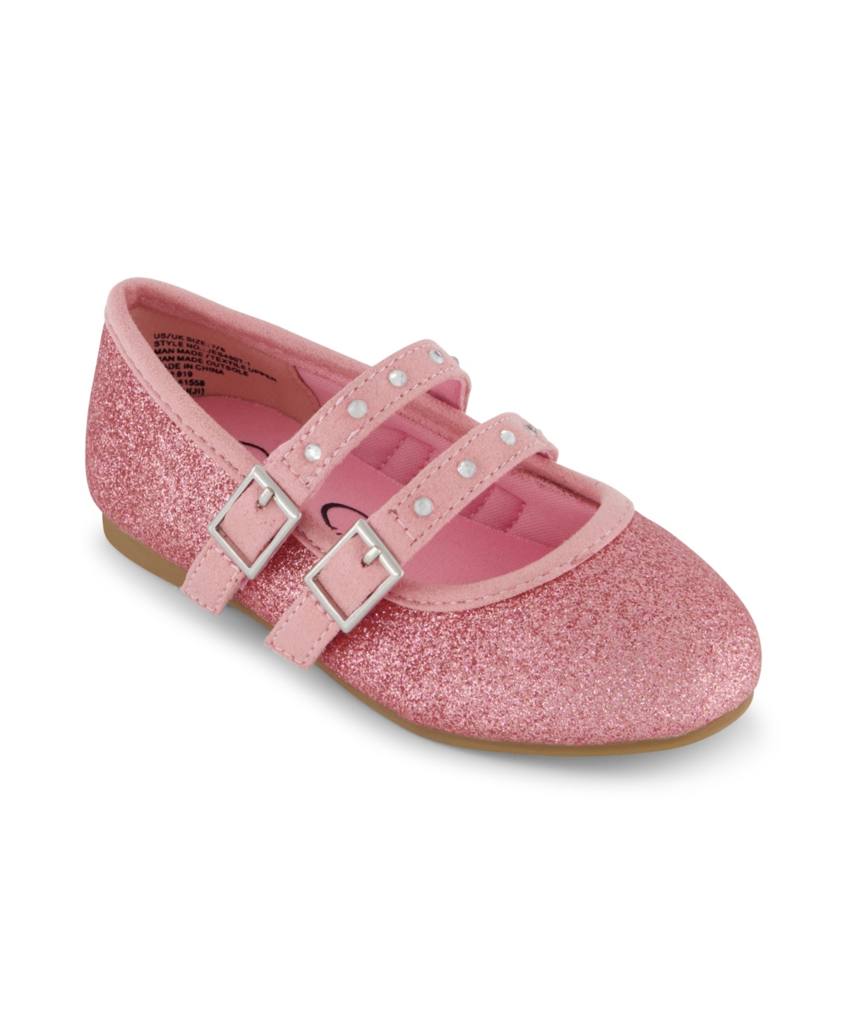 Jessica Simpson Toddler Girls Mary Jane Ballet Flat Shoes In Pink