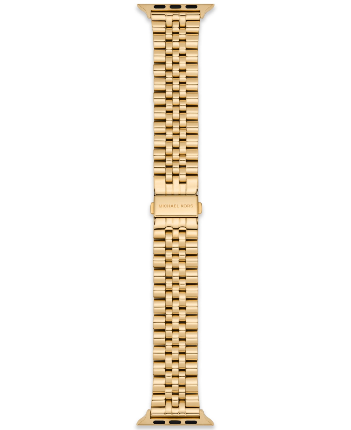 Michael Kors Unisex Gold-tone Stainless Steel Band For Apple Watch, 38mm, 40mm, 41mm And 42mm, 44mm, 45mm, 49mm