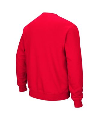 Men's Rutgers Scarlet Knights Arch and Logo Crew Neck Sweatshirt