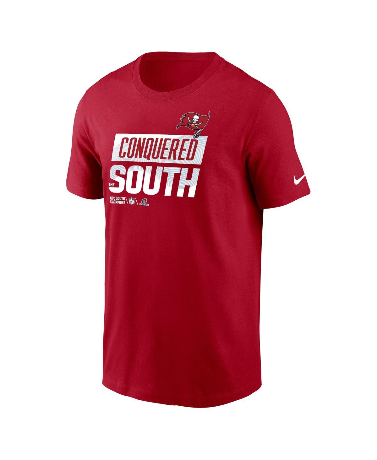 Men's NikeTampa Bay Buccaneers 2022 Nfc South Division Champions Locker Room Trophy Collection T-shirt - Red