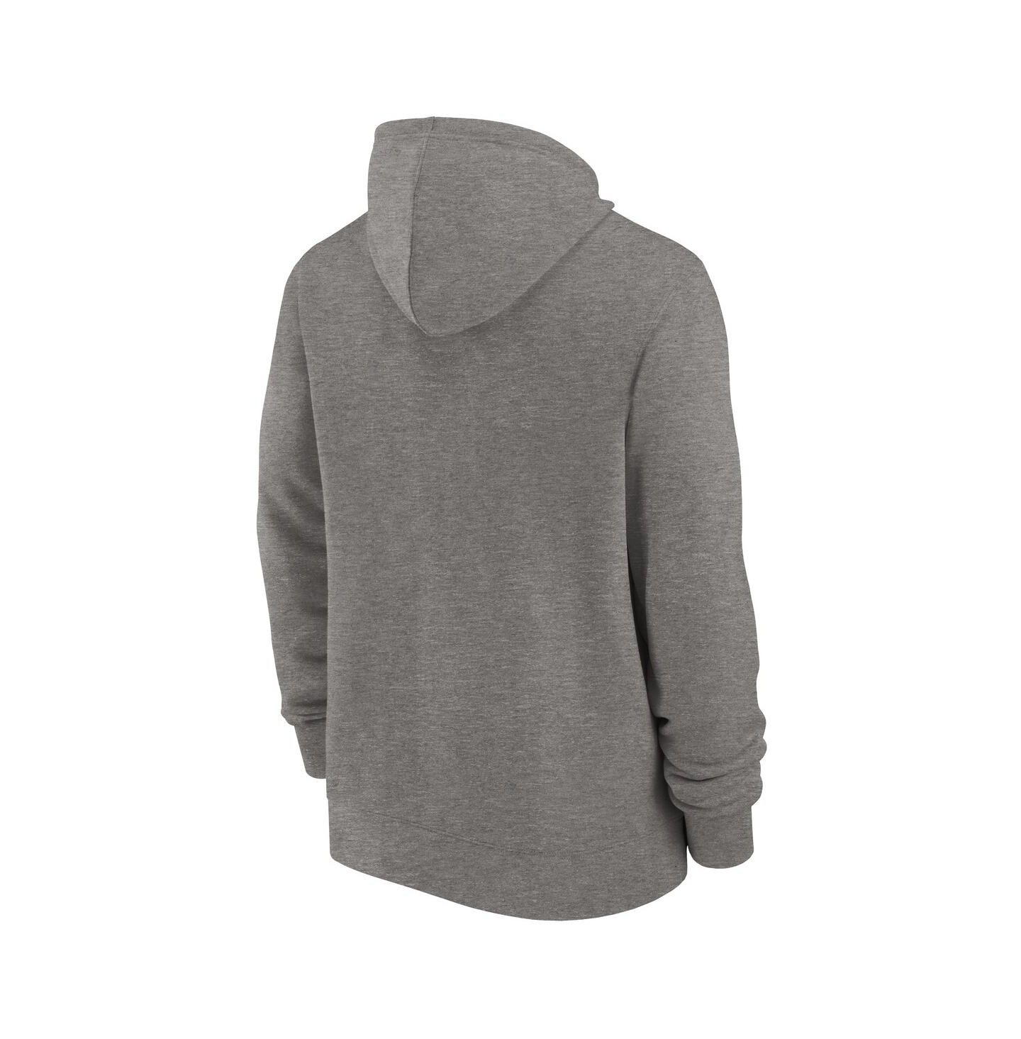 Мужское худи Nike Heather Charcoal Green Bay Packers Historic Lifestyle Full-Zip — фото 2