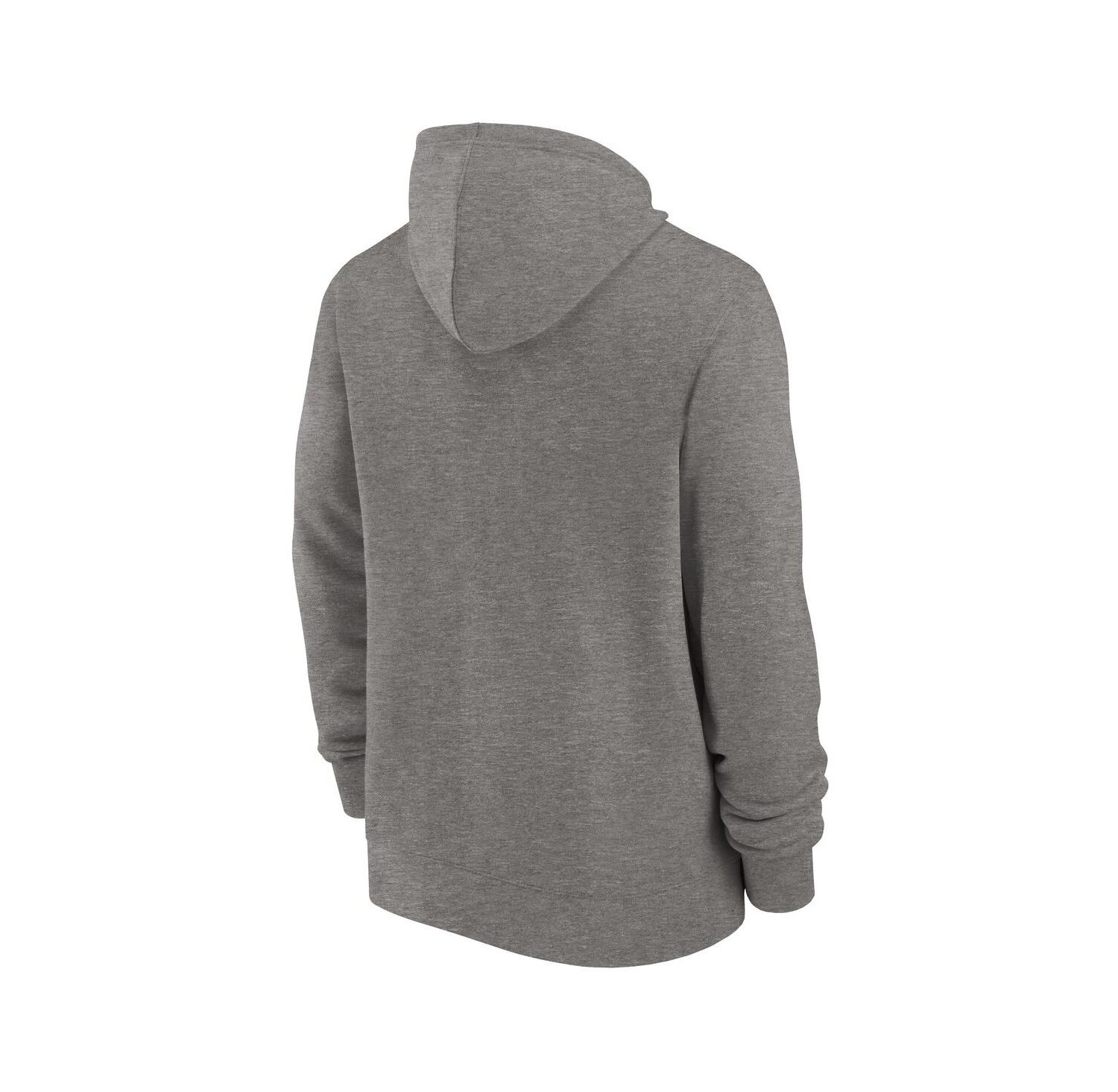 Men's Heather Charcoal Green Bay Packers Historic Lifestyle Full-Zip Hoodie
