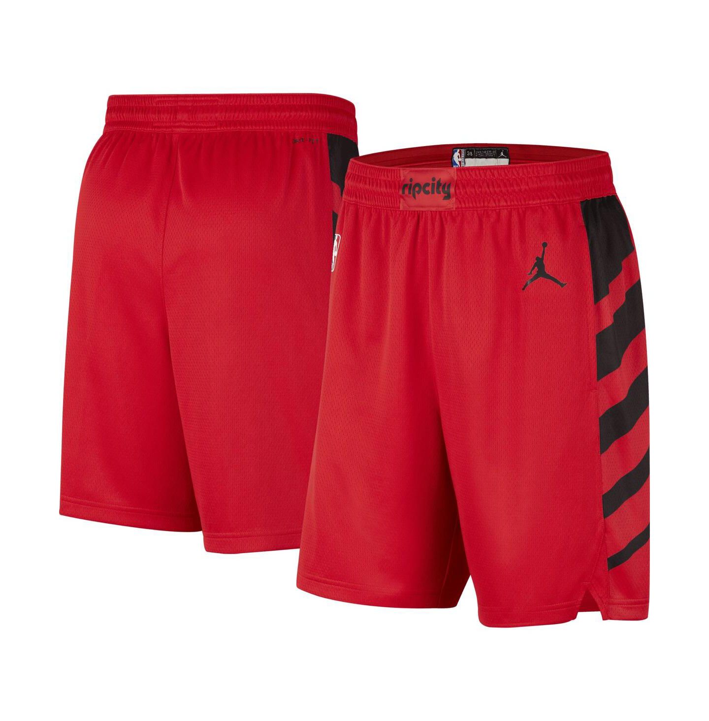 Мужские шорты Jordan Red Portland Trail Blazers 2022/2023 Statement Edition Swingman Performance — фото 1