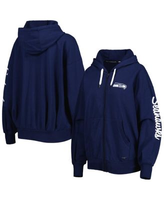 Women's College Navy Seattle Seahawks Emerson Full-Zip Hoodie