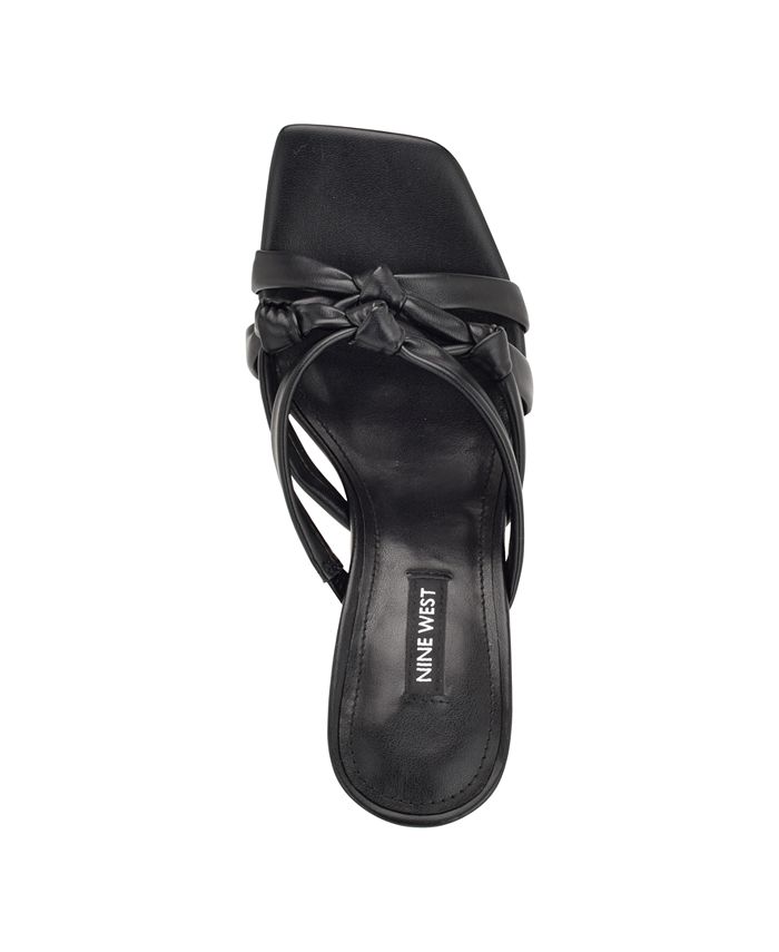 Nine West Women's Yeander Square Toe Heeled Slide Sandals - Macy's