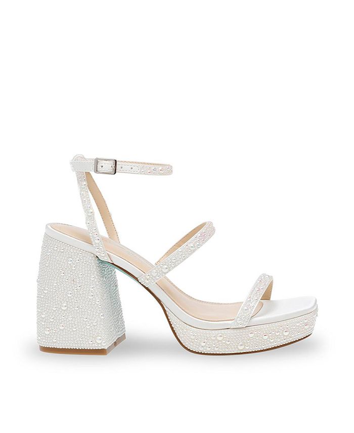 Betsey Johnson Women's Denni Platform Evening Sandals Macy's