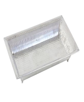 Rosemary Lane Aluminum Tray, Set of 3, 24", 21", 18" W