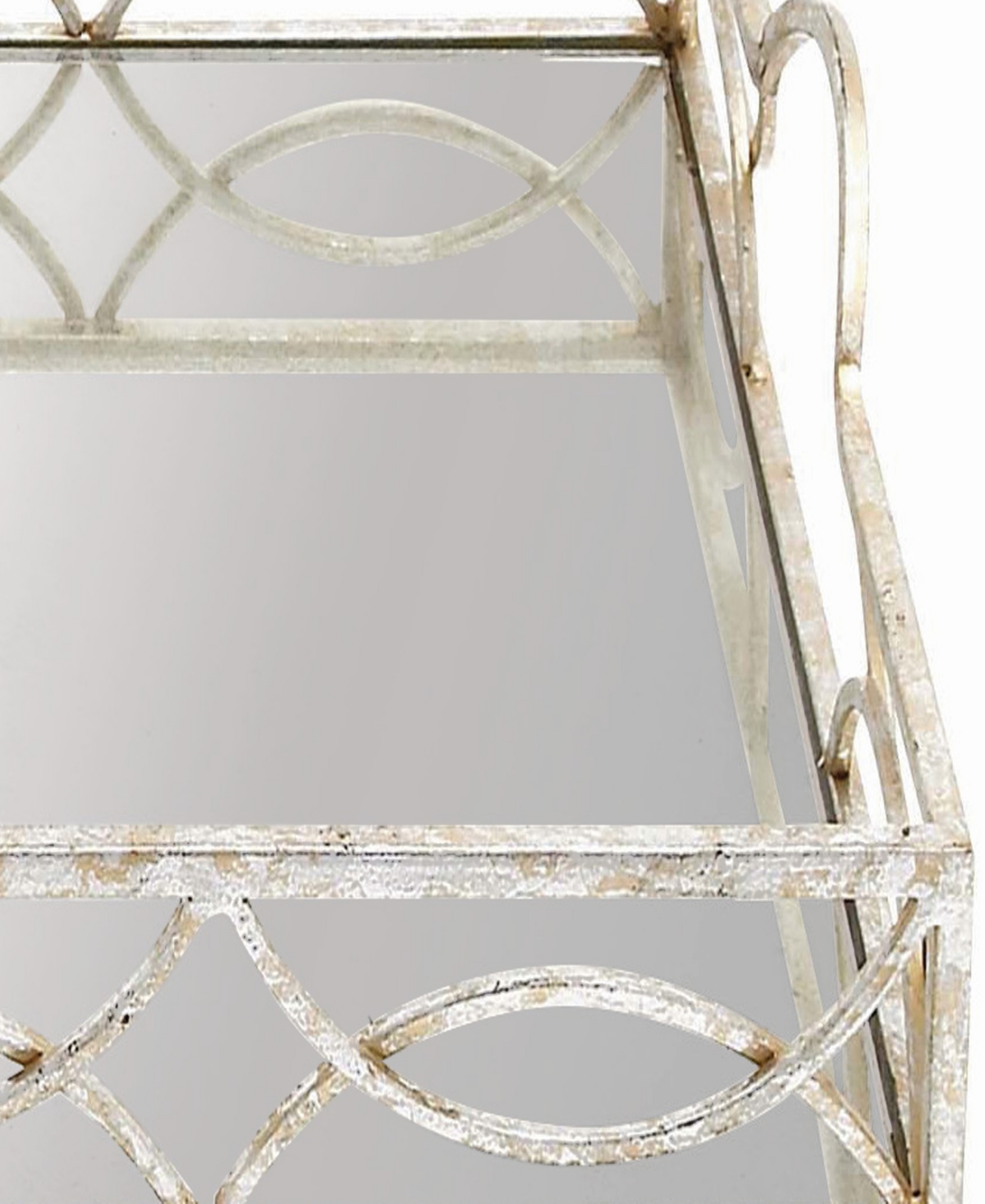 Rosemary Lane Metal Mirrored Tray, 25