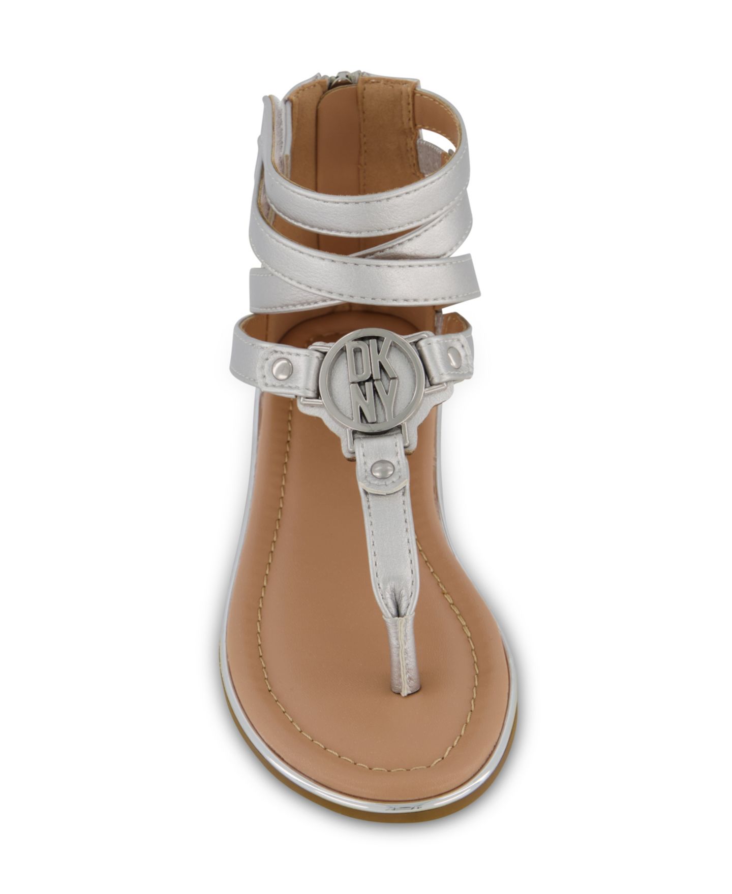Сандалии DKNY Gladiator Thong Sandals для девочек — фото 7