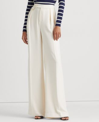 Copped Pleated Palazzo Pant  Women's Boutique Houston – Très Chic