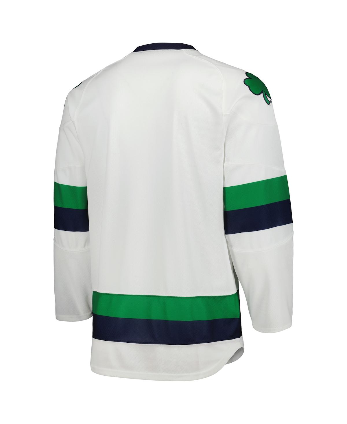 Men's Under ArmourNotre Dame Fighting Irish Team Replica Hockey Jersey - White