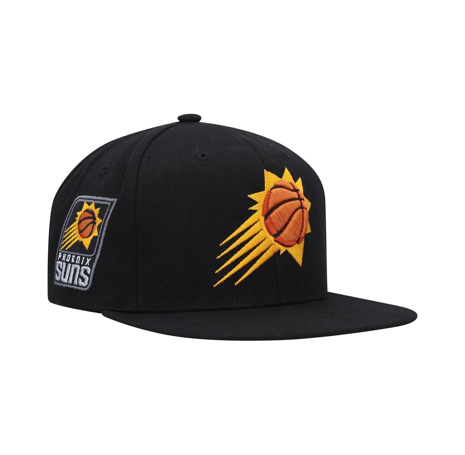 Men's Black Phoenix Suns Side Core 2.0 Snapback Hat