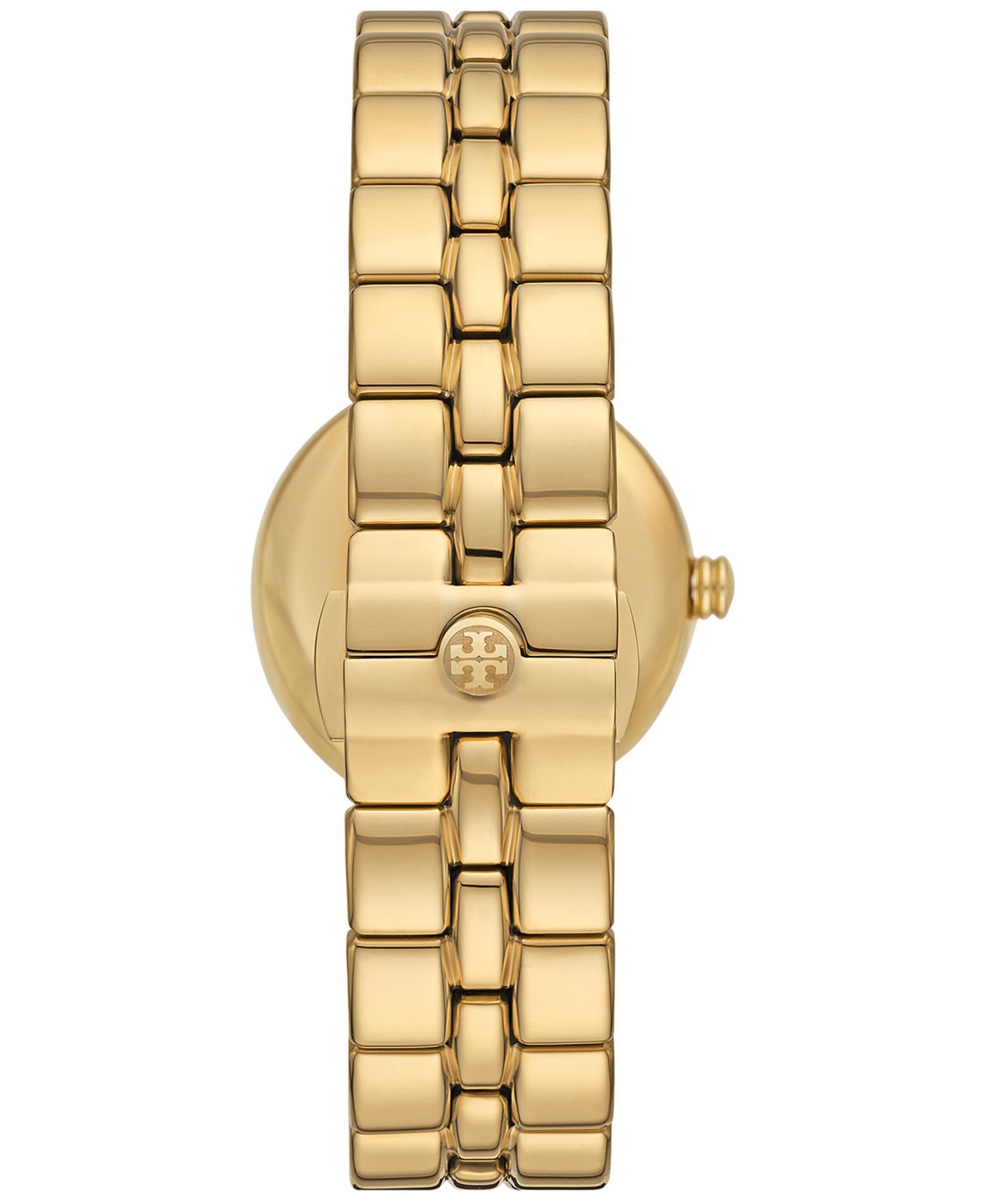 Shop Tory Burch Women's Kira Gold-tone Stainless Steel Bracelet Watch 30mm