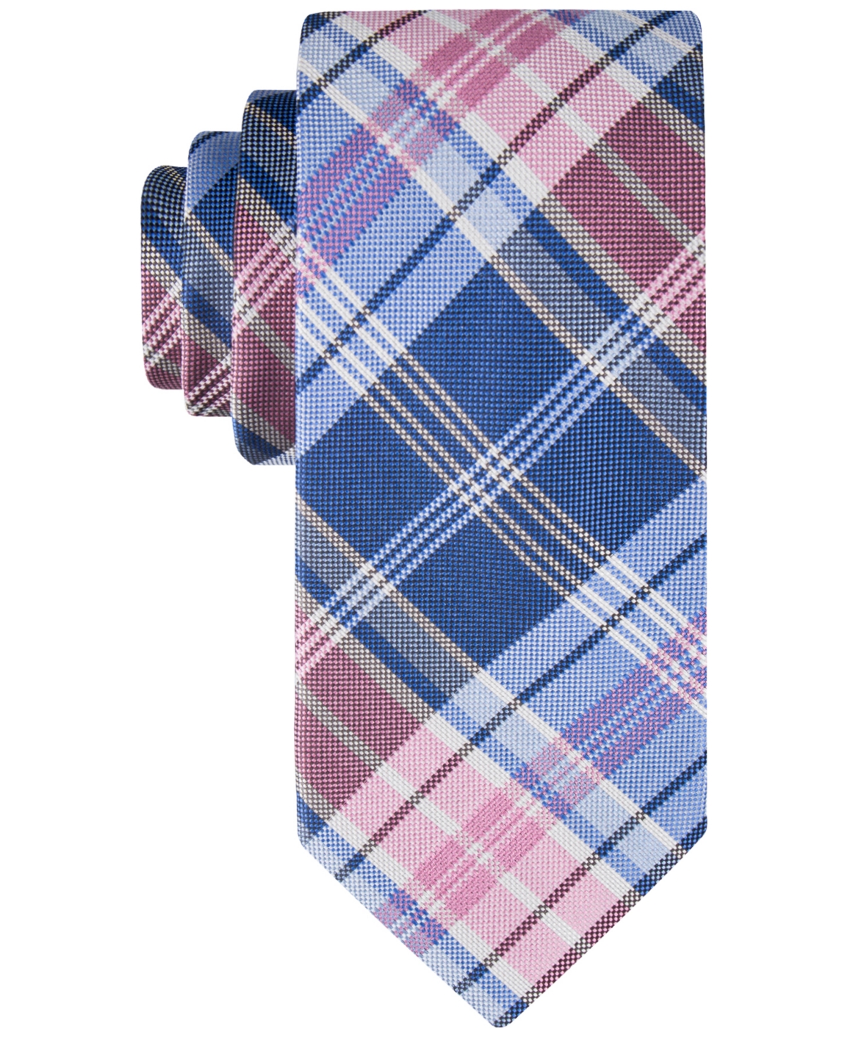 Tommy Hilfiger Men's Classic Plaid Tie In Pink