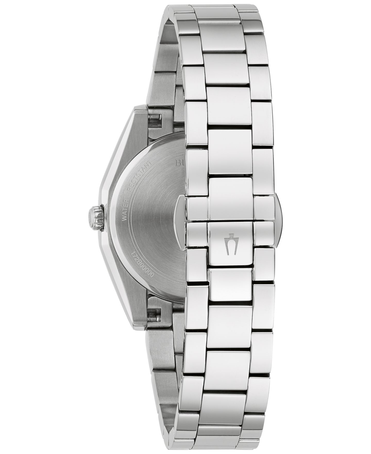 Женские часы Bulova Surveyor Diamond Accent Stainless Steel Bracelet Watch 31mm — фото 3