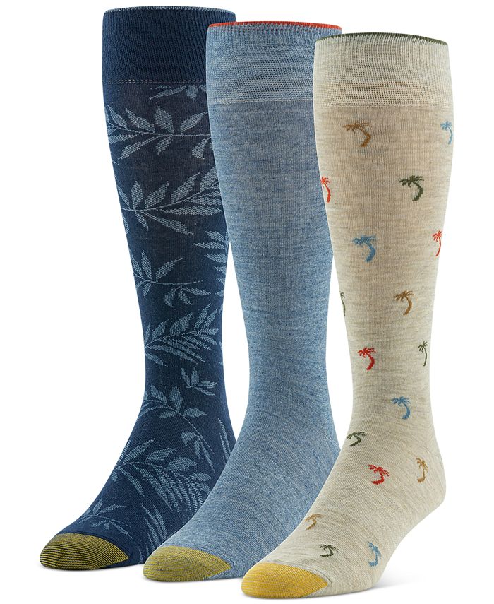 Gold Toe Men's 3Pk. Palm Crew Socks Macy's