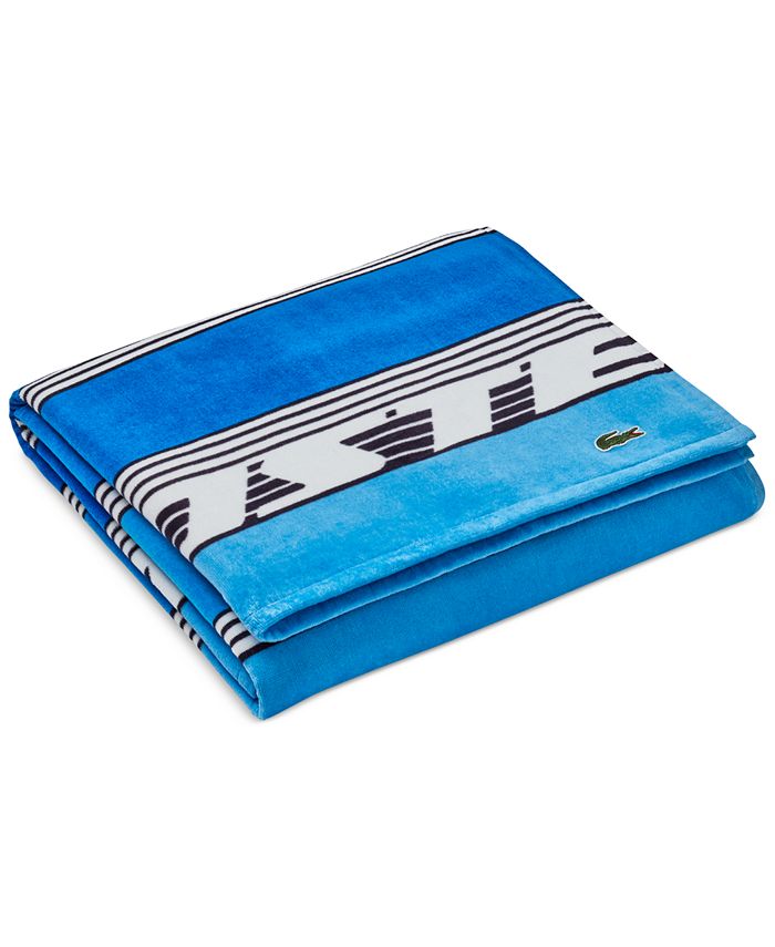 Lacoste Home Speedy Cotton Beach Towel Macy's