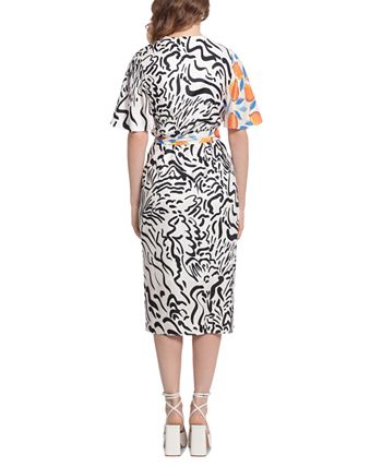 Double Wrap Mixed Belted Statement main image 1
