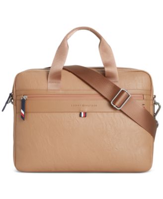 Tommy Hilfiger - Men's Pebble Zip-Front Briefcase