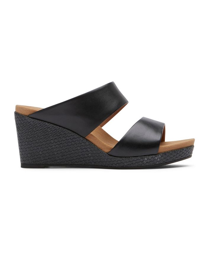 rockport women's briah asym wedge sandal