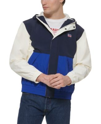Levi's Men's Color Block Hoodie Water Resistant Jacket - Macy's