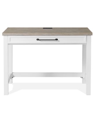 Finn 42" Wood Drop Front Drawer Writing Desk