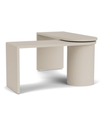 Maren 83" Wood 360 Degrees Swivel Desk