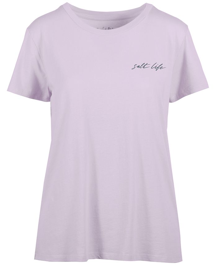 Salt Life Women's Turtle Leaf Cotton Short-Sleeve T-Shirt - Macy's