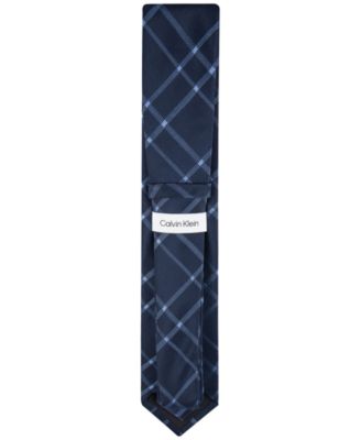 Men's Stitch Plaid Tie