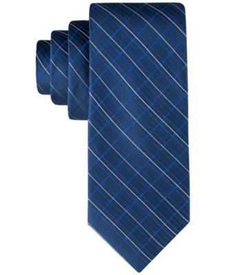 Men's Etched Windowpane Tie