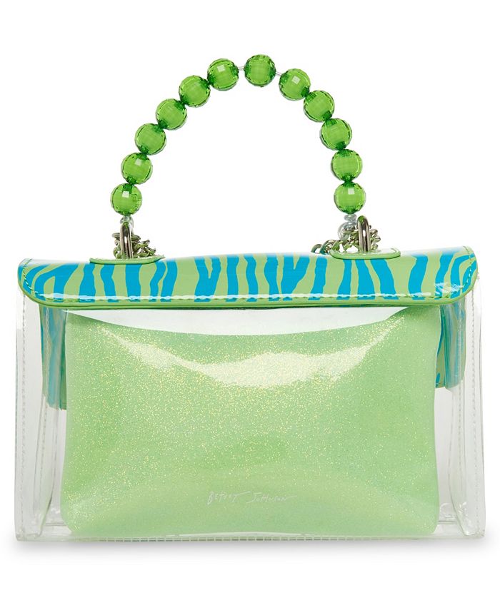 Betsey Johnson Women's Ornamented Clear Bag Macy's