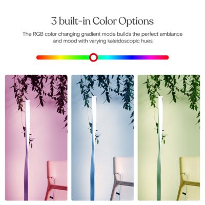 Helix 48" Color Changing LED Column Floor Lamp