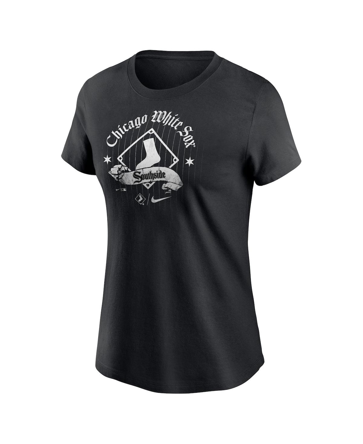 Shop Nike Women's  Black Chicago White Sox City Connect T-shirt