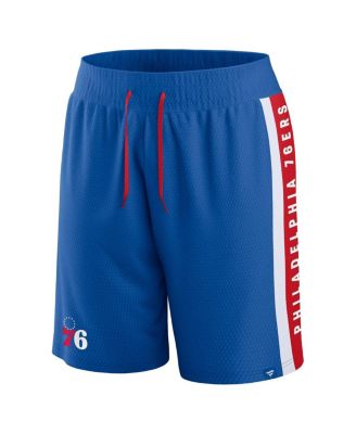Men's Royal Philadelphia 76ers Referee Iconic Mesh Shorts
