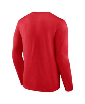 Men's Red Washington Capitals Skate Or Die Long Sleeve T-shirt