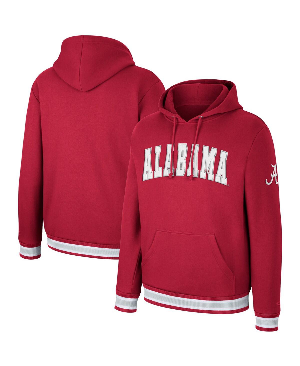 Colosseum Crimson Alabama Crimson Tide Varsity Arch Pullover Hoodie In Crimson